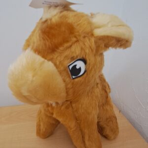 Soft donkey toy (brown)